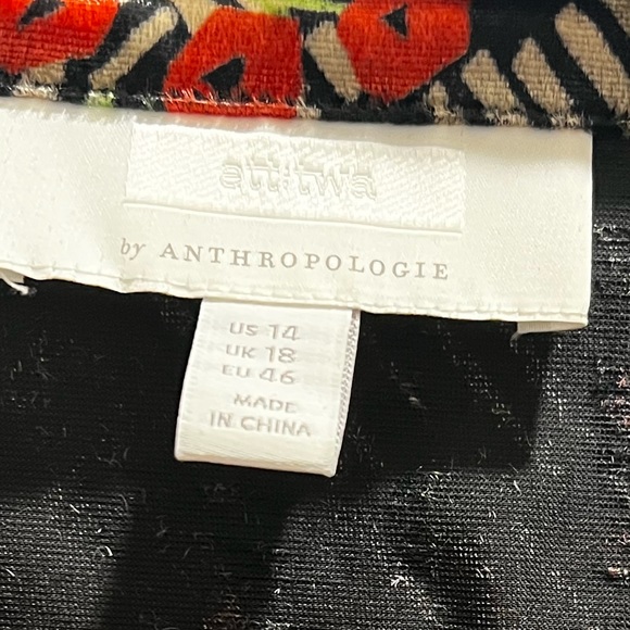 Anthropolgie Ett:twa Velvet Wrap Blouse - Picture 3 of 6